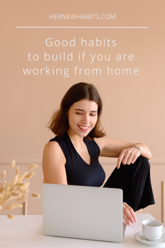 Healthy habits when working from home