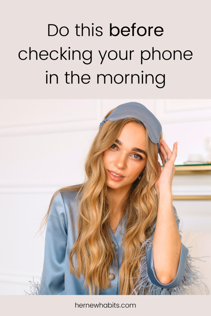 How to stop checking your phone in the morning