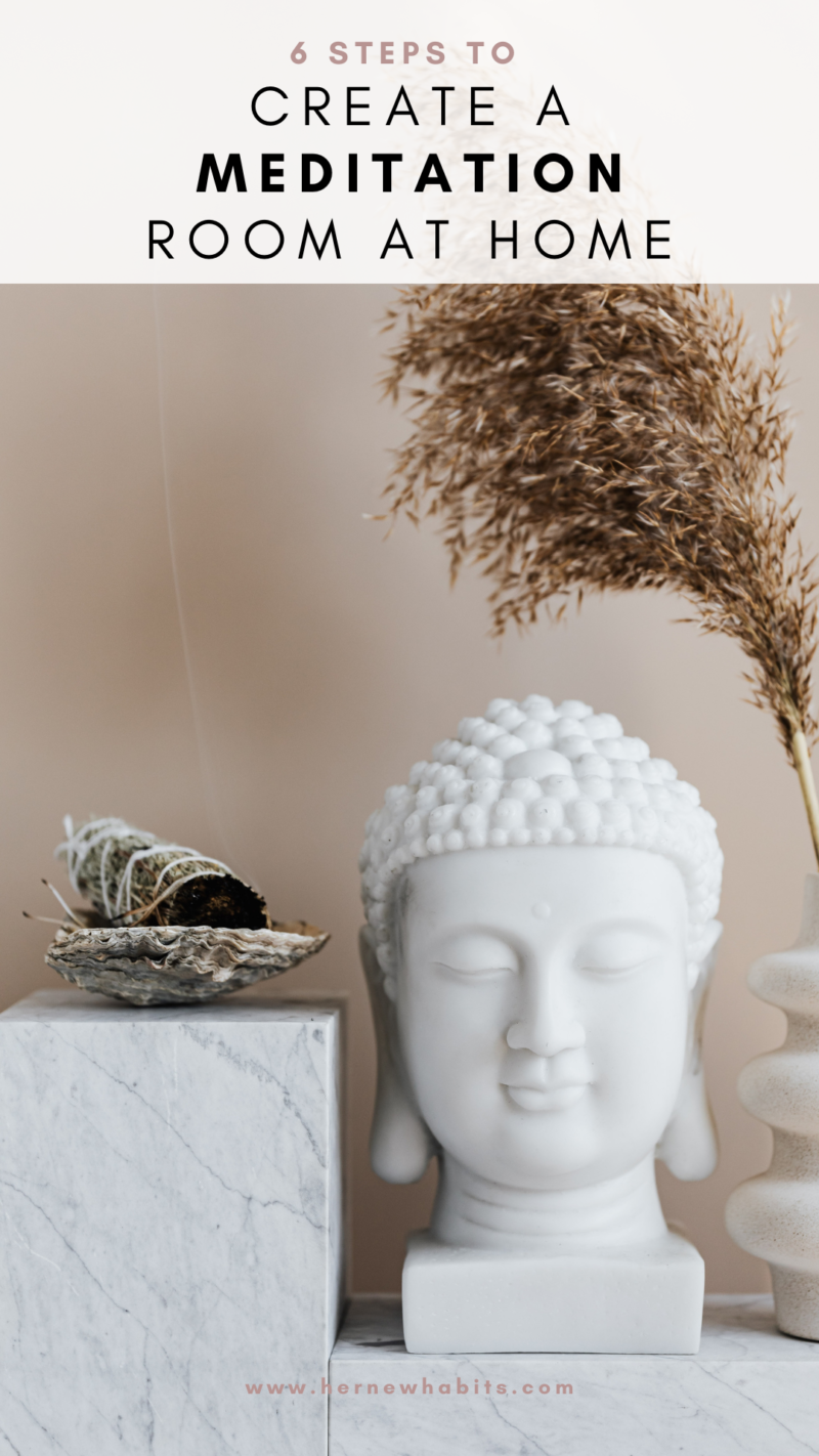 Image showcasing 6 Steps To Create A Meditation Space (in a small apartment) - Her New ...