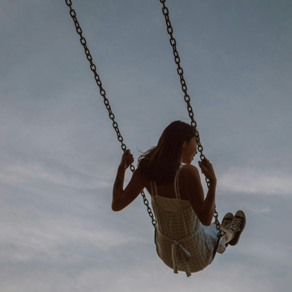 Woman feeling free as an introvert