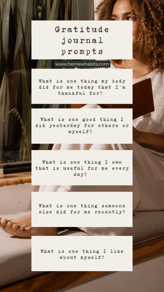 GRatitude journal prompts